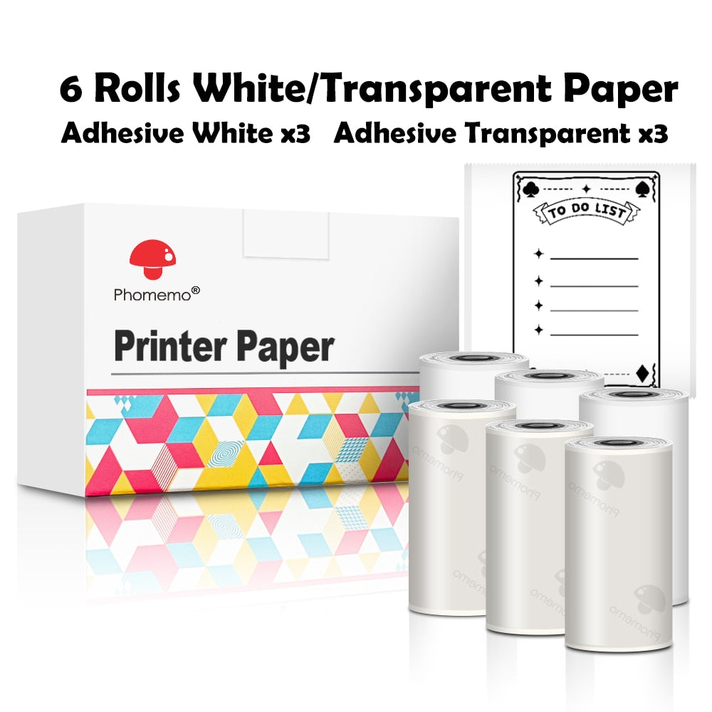 Pocket Notes StickerPrinter™ Self-adhesive (Sticky)Thermal Paper